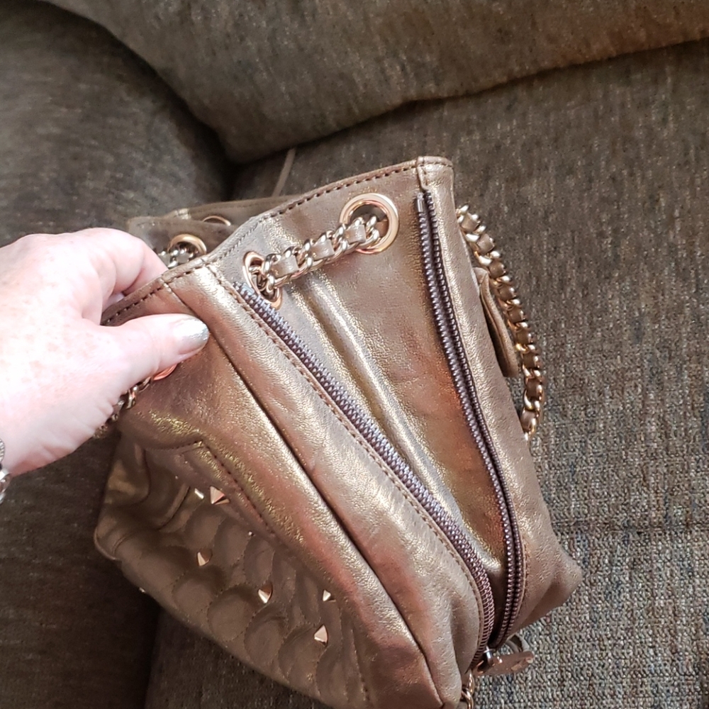 Rebecca Minkoff Copper Studded Affair Swing Bag - Picture 10 of 16